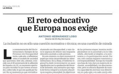 El reto educativo que Europa nos exige
